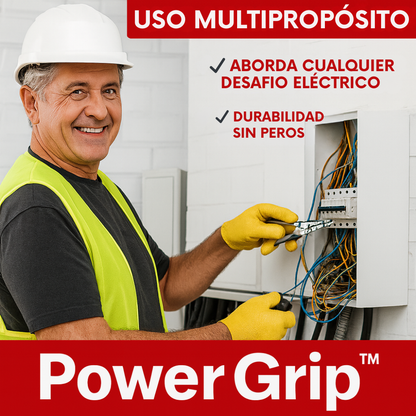Alicate Multifuncional Pelacables 5 en 1 - PowerGrip™ + Ebook GRATIS: “Guía práctica para instalaciones eléctricas en el hogar”