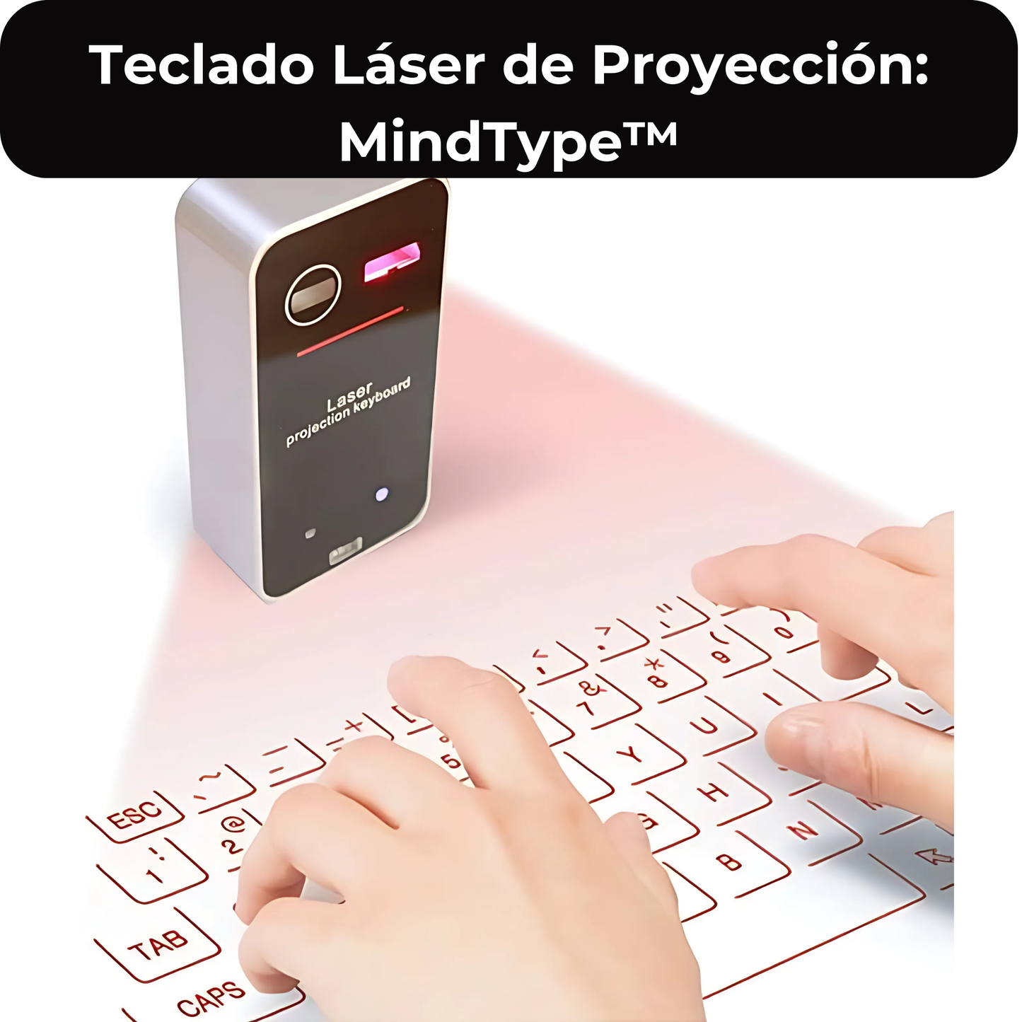 Teclado Láser de Proyección: MindType™