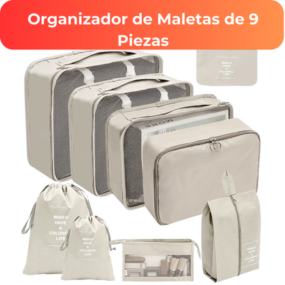 Organizador de Maletas de 9 Piezas