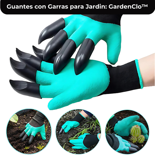 Guantes Con Garras Para Jardin: GardenClo™