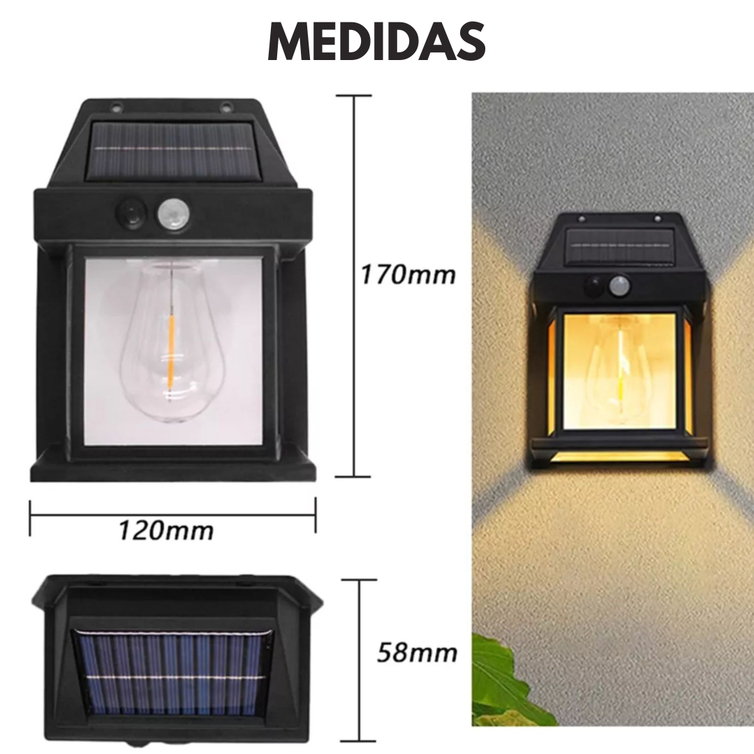 LAMPARA SOLAR LED CON SENSOR OFERTAx3