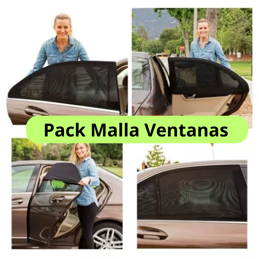 Pack 2 Mallas Ventanas Auto