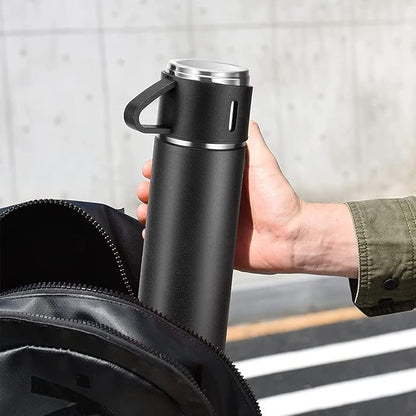 Set Termo + 3 Tazas Premium: ThermoFlow™