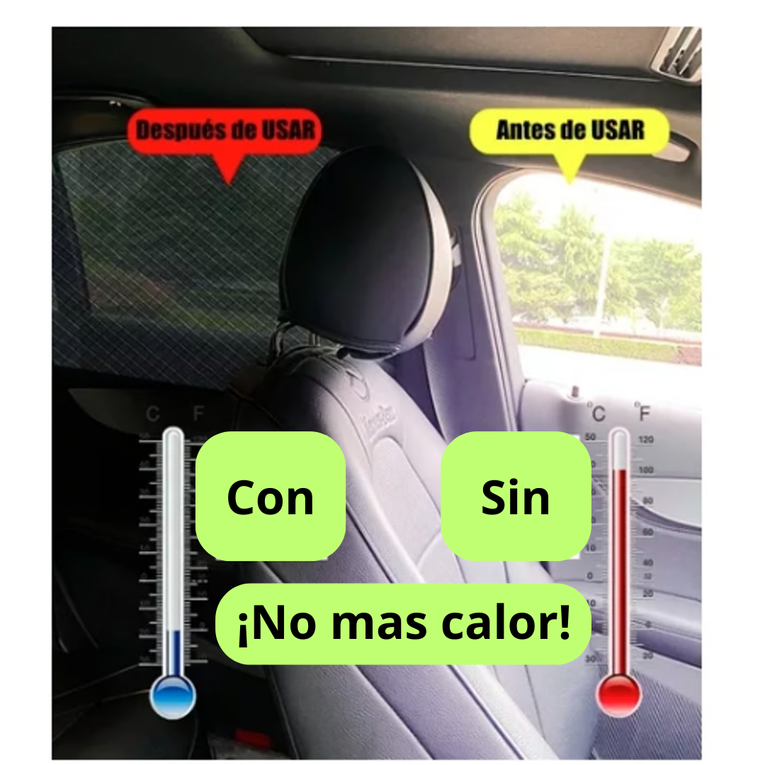 Pack 2 Mallas Ventanas Auto