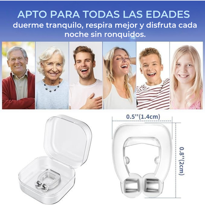 Clip Magnético Antironquidos - SnoreLess™