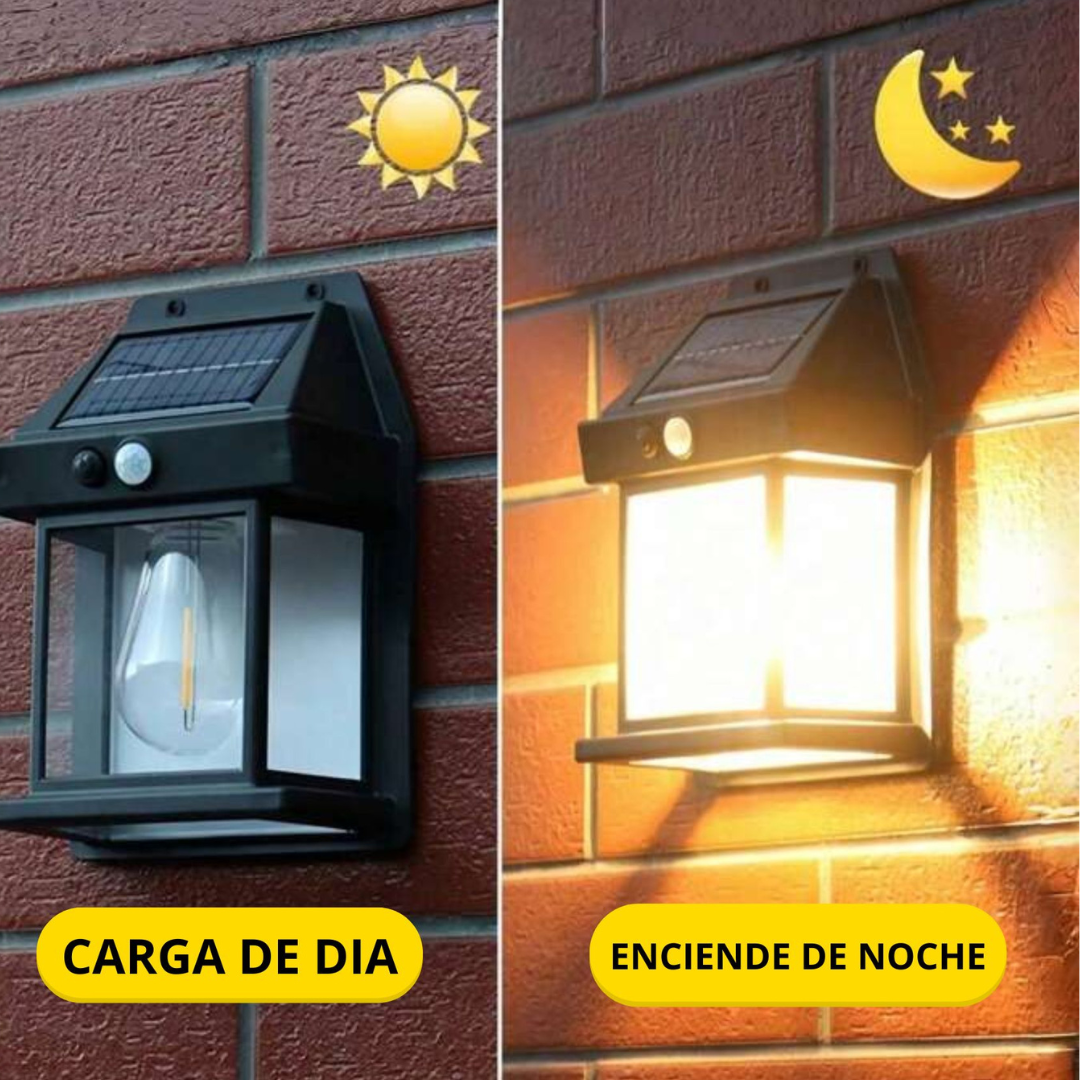 LAMPARA SOLAR LED CON SENSOR OFERTAx3