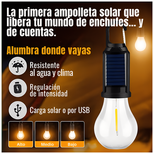 2x1 SolarBulb™: la Ampolleta Solar LED