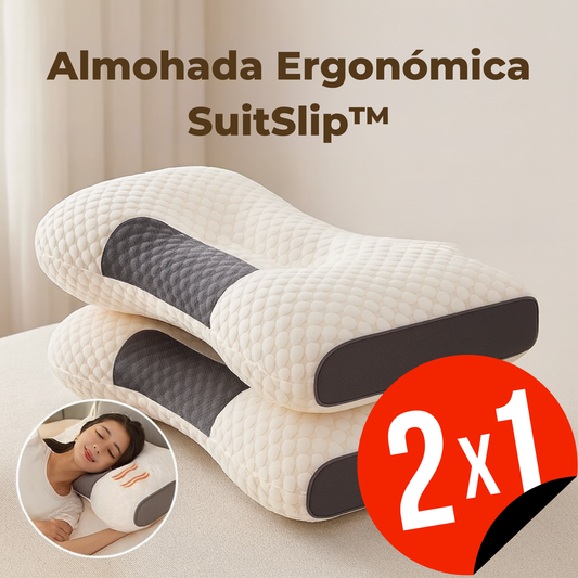 2x1 Almohada Ergonómica SuitSlip™