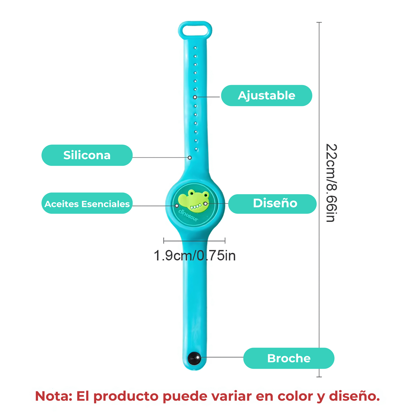 Pack 2 Pulseras Repelentes de Insectos