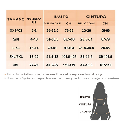 Body Moldeador con Control Total de Abdomen - BellaForma™