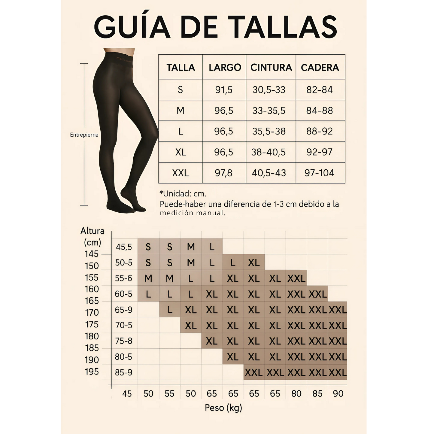 Calzas de Invierno - Efecto Piel™
