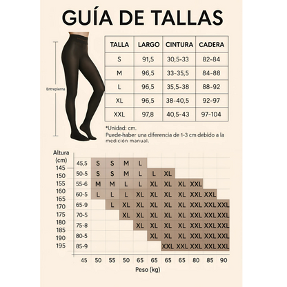 Calzas de Invierno - Efecto Piel™