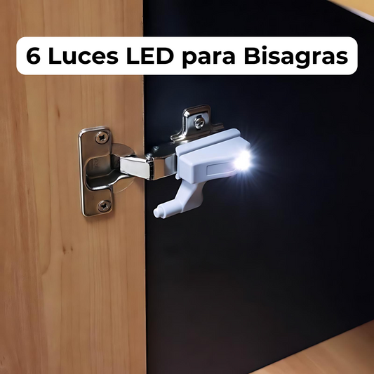 6 Luces LED para Bisagras