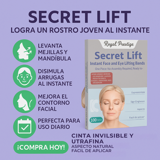 Cinta Facial de Elevación Invisible - Secret Lift™ 100 unidades