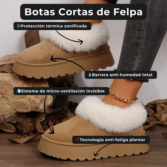 Botas Cortas de Felpa