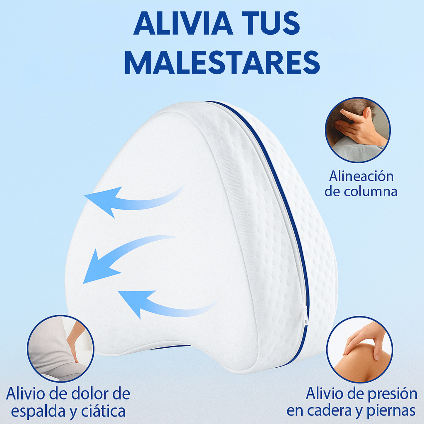 Almohada Ergonómica SlipBest™ - La Revolución para tu Descanso Está Aquí