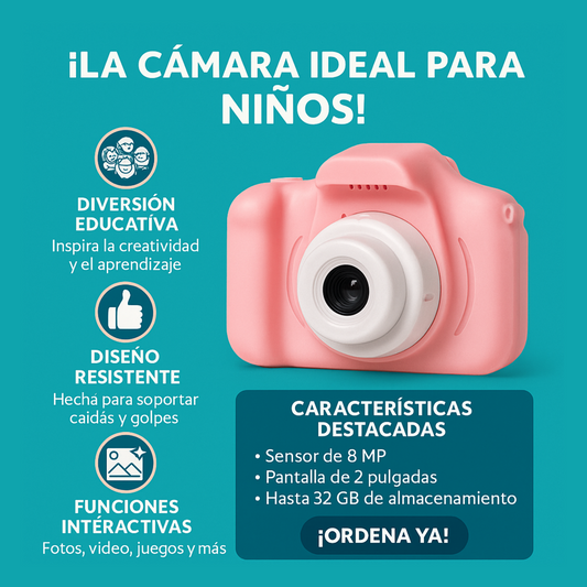 Mini Cámara Digital Vintage HD - VintaCam™
