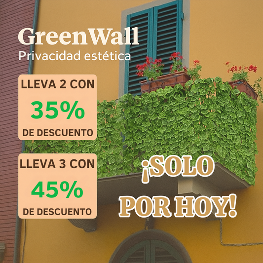 GreenWall™ – Valla de Plantas Artificial Expandible de 2.6 Metros