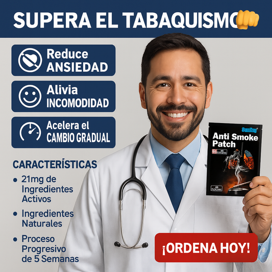 ¡SOLO POR HOY! 3x1 Parches de Nicotina Anti-Smoke™ de Sumifun (10 Parches)