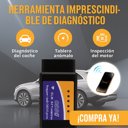 Scanner Automotriz Vidacharmy™ OBD2 WiFi ELM327