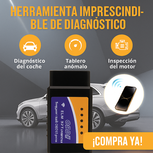 Scanner Automotriz Vidacharmy™ OBD2 WiFi ELM327