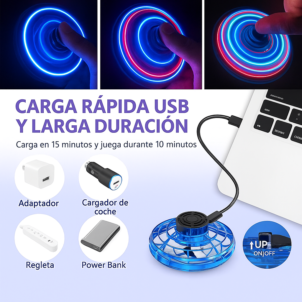 El juguete más viral del momento - Flying UFO Spinner™