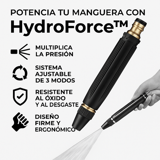 HydroForce™ – El Multiplicador que Da Potencia de Hidrolavadora a Tu Manguera