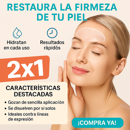 Parches de Colágeno Autodisolventes Antiarrugas x6