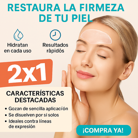 Parches de Colágeno Autodisolventes Antiarrugas x6