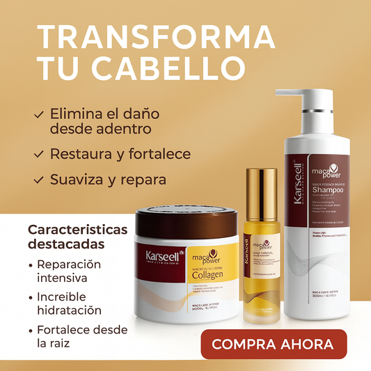 Pack Karseell - Shampoo, Botox y Argan Oil por Dr. USA