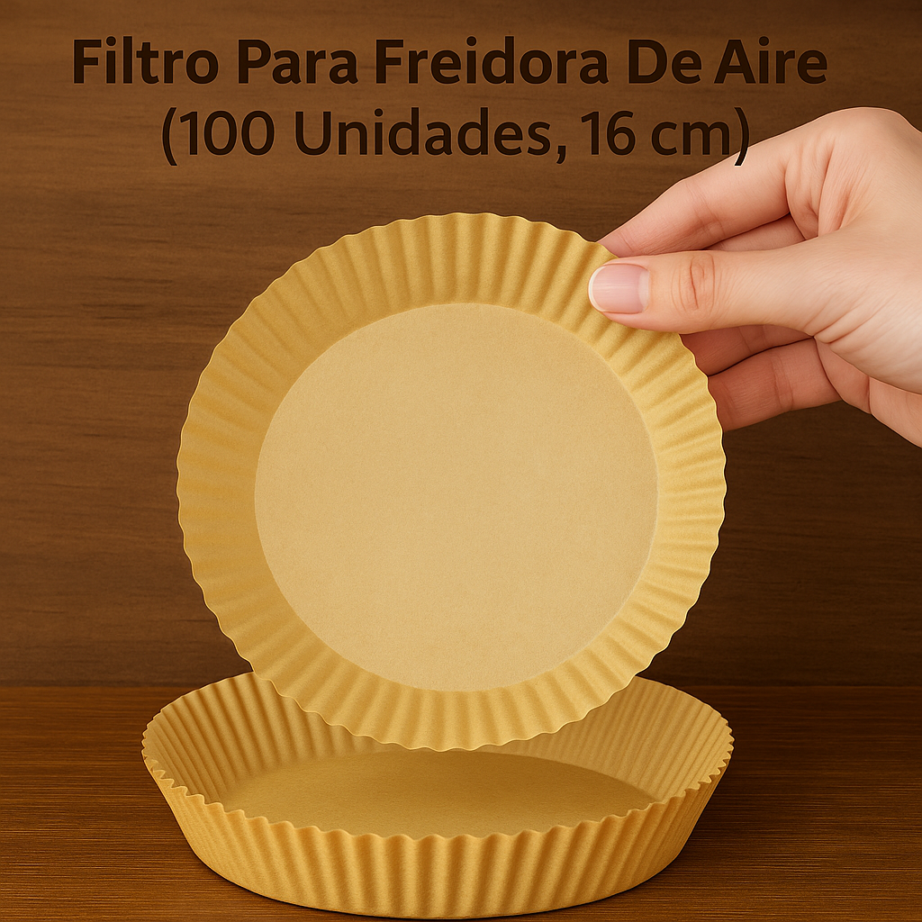 Filtros Para Freidora De Aire (100 Unidades, 16 cm)