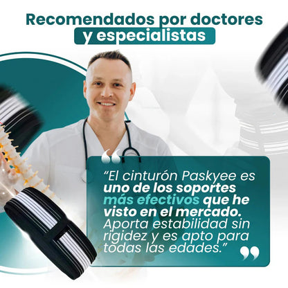 Doble Cinturón Ajustable para Soporte Lumbar - Paskyee™